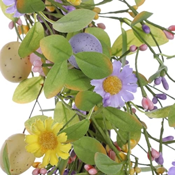 LLZLL Easter Wreath - Colorful Spring Home Decor 20 Inch