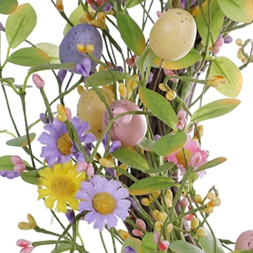 LLZLL Easter Wreath - Colorful Spring Home Decor 20 Inch