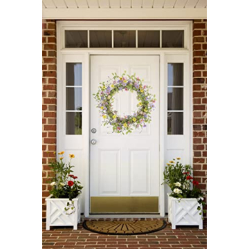 LLZLL Easter Wreath - Colorful Spring Home Decor 20 Inch