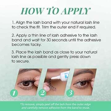 Ardell Natural False Eyelashes 110 - Stunning Eye Makeup