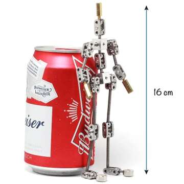 Diy Studio Stop Motion Armature Kits | Metal Puppet Figure for Character Design Creation | Not-Ready...