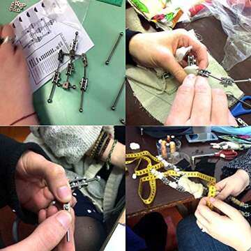 Diy Studio Stop Motion Armature Kits | Metal Puppet Figure for Character Design Creation | Not-Ready Studio Armature Kits Very Easy to Assemble for Stop Motion Animation or Just Fun | 160 mm Tall