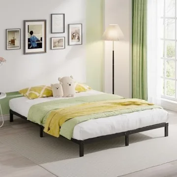 Sturdy EMODA Queen Bed Frame with Heavy Duty Design