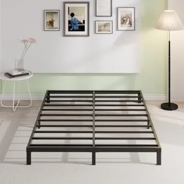 Sturdy EMODA Queen Bed Frame with Heavy Duty Design
