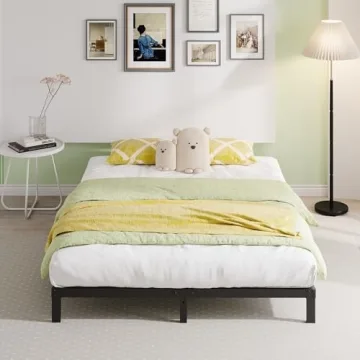Sturdy EMODA Queen Bed Frame with Heavy Duty Design