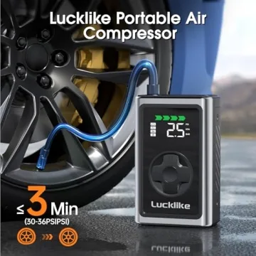 Lucklike Portable Air Compressor 150PSI Tire Inflator