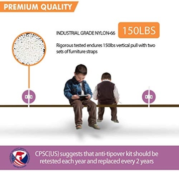 KareKlub Furniture Anchors for Child and Pet Safety