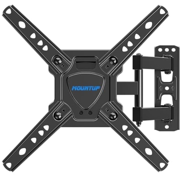 MOUNTUP Full Motion TV Wall Mount for 26-50 Inch TVs, Swivel & Tilt