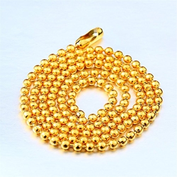 Stylish Titanium Bead Chain Necklace for All Occasions