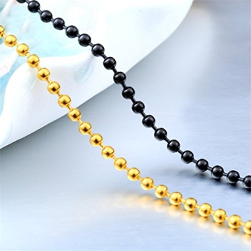 Stylish Titanium Bead Chain Necklace for All Occasions