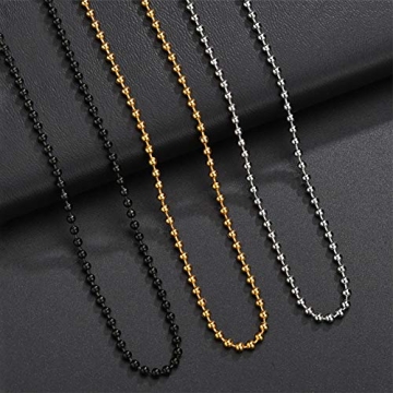 Stylish Titanium Bead Chain Necklace for All Occasions
