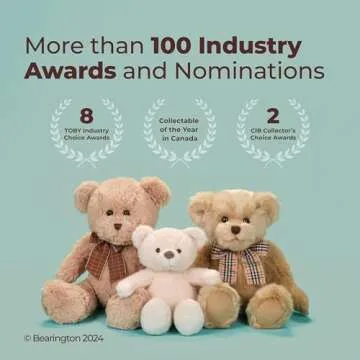 Bearington Collection Lil' Bensen Small Teddy Bear Stuffed Animal 10 In - Teddy Bears Plushies - Bear Plush for Baby