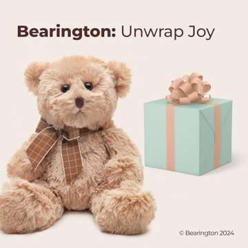 Bearington Collection Lil' Bensen Small Teddy Bear Stuffed Animal 10 In - Teddy Bears Plushies - Bear Plush for Baby