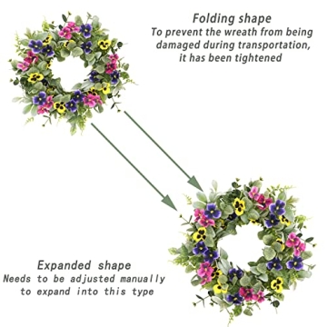 Stunning Artificial Spring Summer Wreath for Your Home