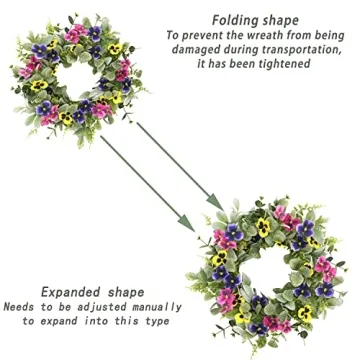 Stunning Artificial Spring Summer Wreath for Your Home
