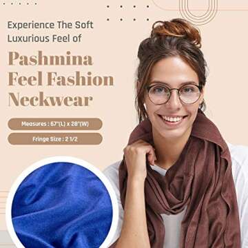 Plum Feathers Premium Fashion Scarf for Elegant Women