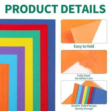 70 Sheets Colored Cardstock -7 Colors Paper 8.5 x 11 inch Art Crafts Construction Paper 65Ib/180g Thick Card Stock Paper for Printer, DIY Cards Making, Scrapbooking UAP01