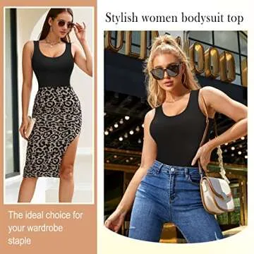Irisnaya Bodysuit for Women Tummy Control Full Body Shaper