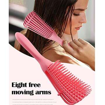 Detangling Brush for Curly Hair - Pain-Free Detangling