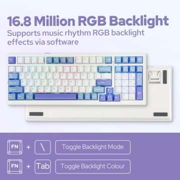 EPOMAKER x Aula F99 Wireless Mechanical Keyboard+35PCS Nude Rosa Keyboard Switches