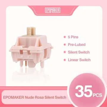 EPOMAKER x Aula F99 Wireless Mechanical Keyboard+35PCS Nude Rosa Keyboard Switches