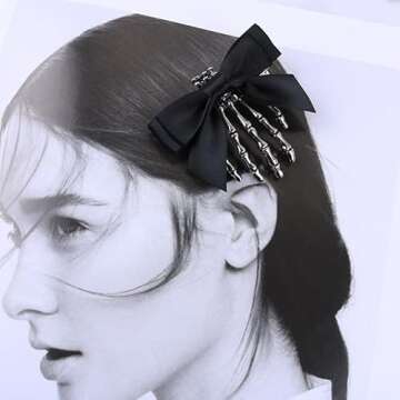 Utavu Skeleton Hair Clips - Unique Halloween Accessories