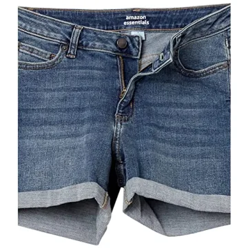 Amazon Essentials Women's Slim Fit 4" Denim Shorts
