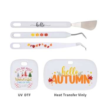 PYD Life 20 Pack Sublimation Scrapers for Custom Patterns