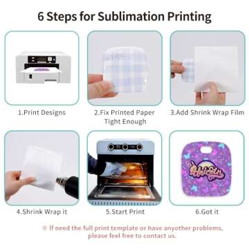 PYD Life 20 Pack Sublimation Scrapers for Custom Patterns