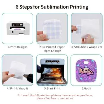 PYD Life 20 Pack Sublimation Scrapers for Custom Patterns