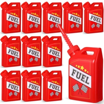 Mifoci 12 Pack Race Car Cups Set 11 oz Car Drinking Cups with Straw Race Car Birthday Party Supplies...