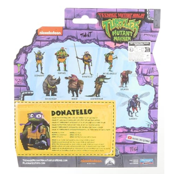 TMNT 4.5” Donatello Action Figure Perfect for Collectors