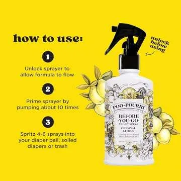 Poo-Pourri Before-You-Go Toilet Spray, Lavender Vanilla, 8 Fl Oz - Lavender, Vanilla and Citrus