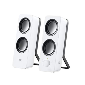 Logitech Multimedia Speakers Z200 with Stereo Sound for Multiple Devices, White