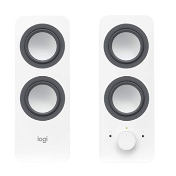 Logitech Multimedia Speakers Z200 with Stereo Sound for Multiple Devices, White