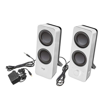 Logitech Multimedia Speakers Z200 with Stereo Sound for Multiple Devices, White