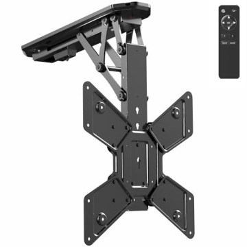 VIVO Electric Ceiling TV Mount for 23 to 55 Inch Screens - Motorized & Adjustable