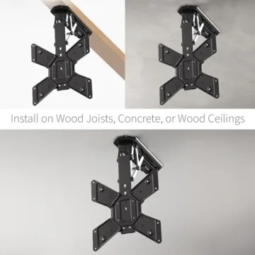 VIVO Electric Ceiling Mount 23-55" TV Adjustable VESA