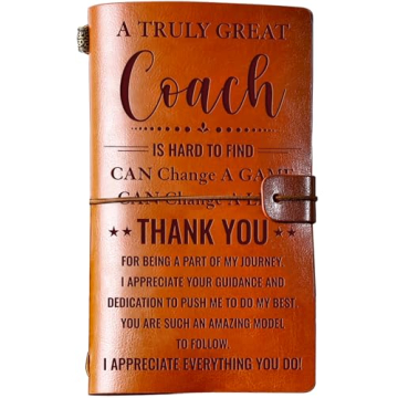 Hiipeenow Coach Appreciation Gifts | Leather Travel Journal & More