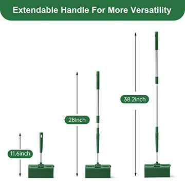 Fedicelly Large Lint Rollers Pet Hair Extra Sticky Floor, Cat Dog Hair Remover Laundry Clothes Carpet Furniture,6.3 inches Wider with 320 Sheets Giant Lint Remover Brush for Couch with Long Handle