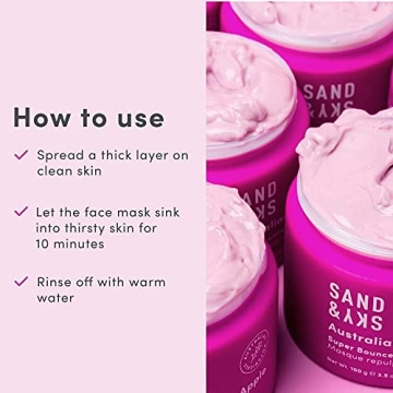 Sand & Sky Super Bounce Face Mask for Gorgeous Skin
