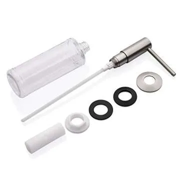 Brushed Nickel Kitchen Soap Dispenser for Easy Use