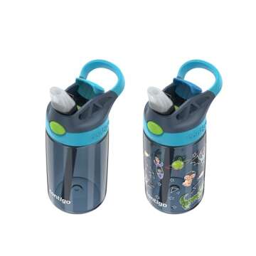 Contigo AutoSpout Water Bottle - 14oz, Kid-Friendly & Spill-Proof