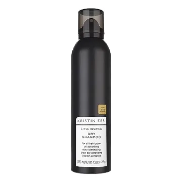 Kristin Ess Dry Shampoo Spray - For Oily Hair, Fresh Pear Scent, Vegan and Color Safe