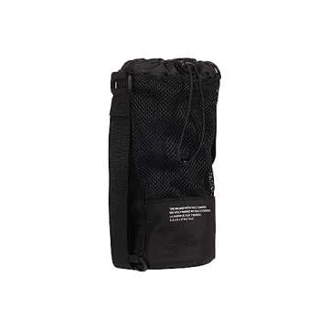adidas Hydration Crossbody Water Bottle Sling Bag, Black/White, One Size