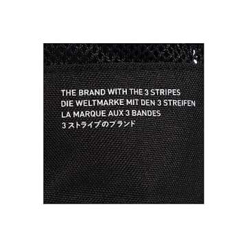 adidas Hydration Crossbody Water Bottle Sling Bag, Black/White, One Size