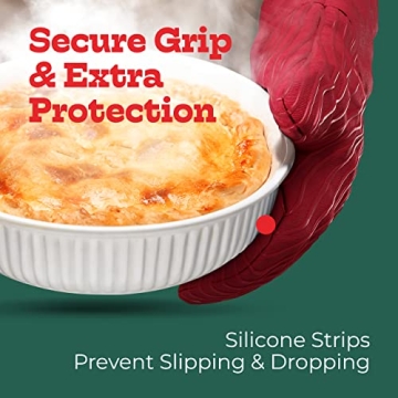 Top Quality Big Red House Kitchen Gloves for Safety