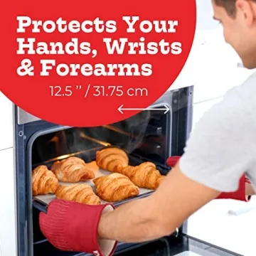 Top Quality Big Red House Kitchen Gloves for Safety