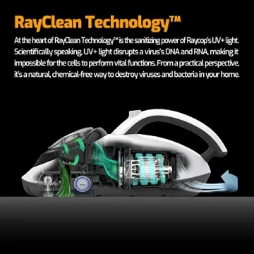 Raycop Lite Vacuum Cleaner with UV Sanitization for Allergens
