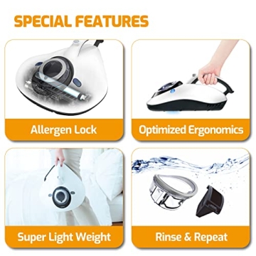 Raycop Lite Vacuum Cleaner with UV Sanitization for Allergens